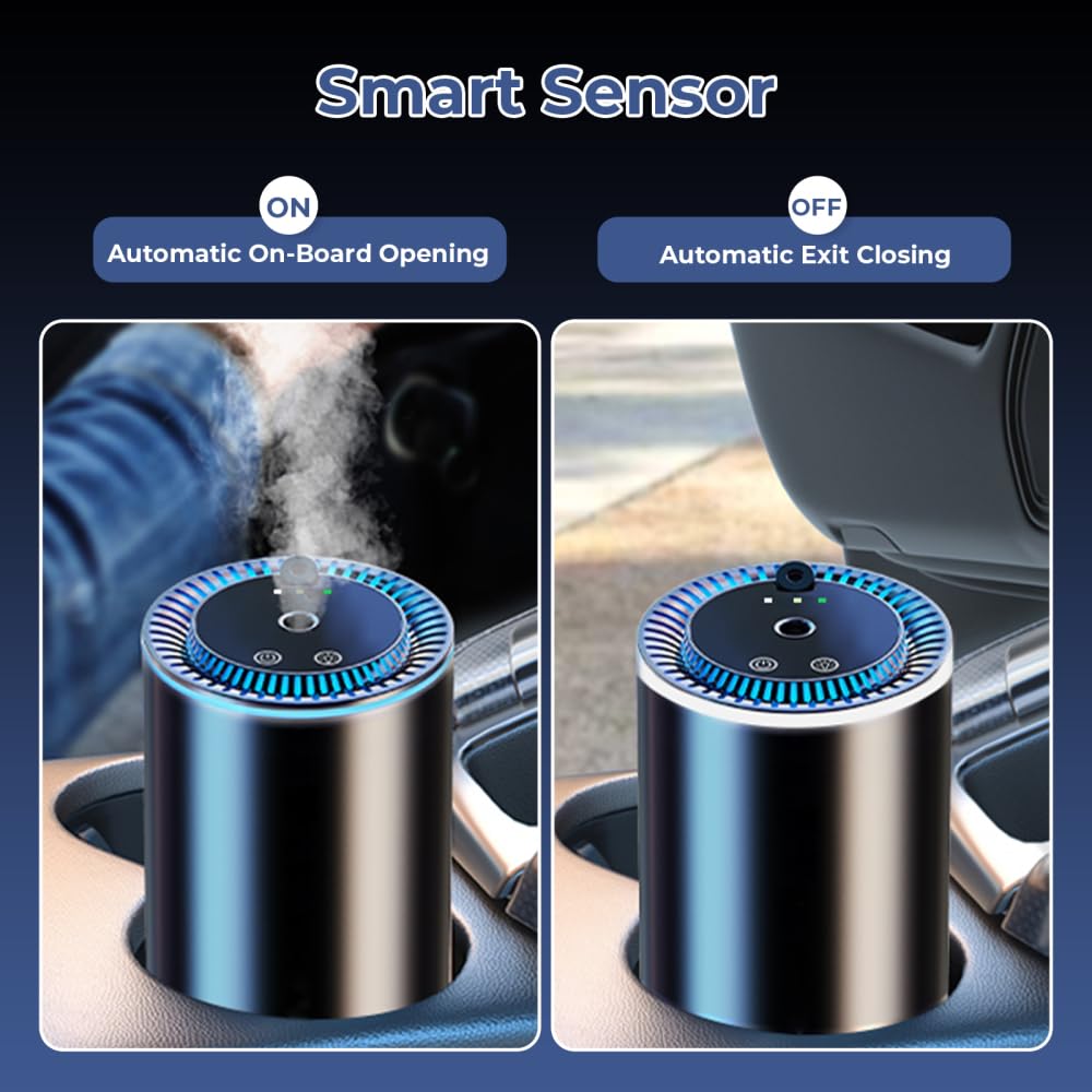 Difusor de perfume para coche, concentración de perfume ajustable, con proyector de estrellas, para coche, hogar, oficina, dormitorio
