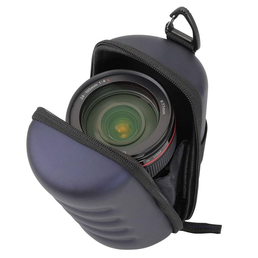 enzo Leicaカメラ用ネイビーレンズカバー及びユリシ-ズレンズケース Amazon.co.jp: カメラレンズポーチ、レンズケース | 厚手の