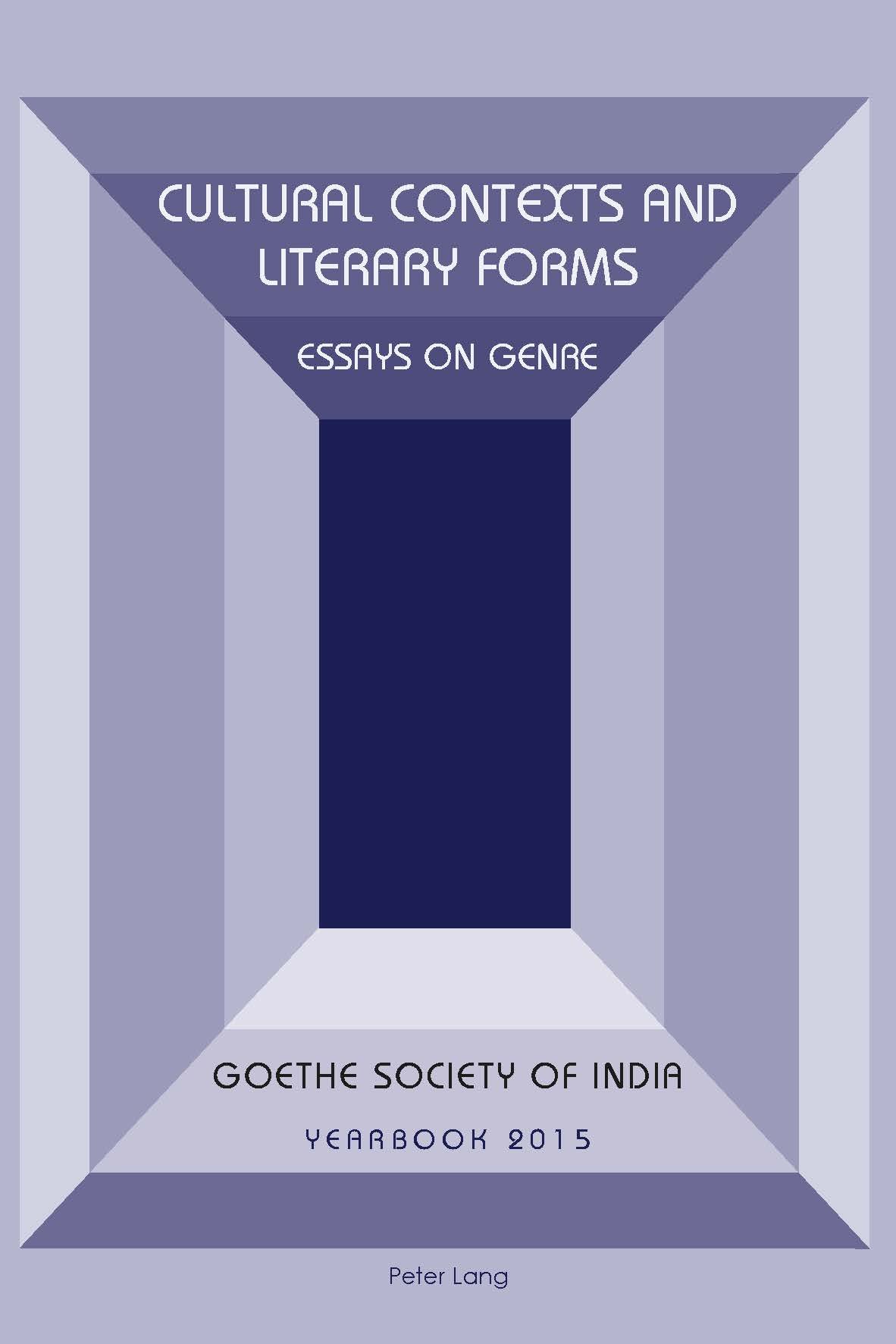 Cultural Contexts and Literary Forms: Essays on Genre (German Edition)