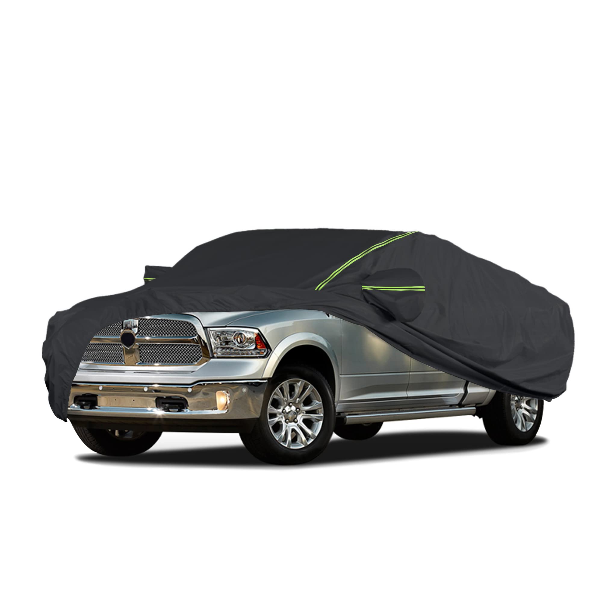 Photo 1 of Truck Cover Waterproof All Weather, 420D 4 Layers Oxford Waterproof UV-Proof Windproof Car Cover