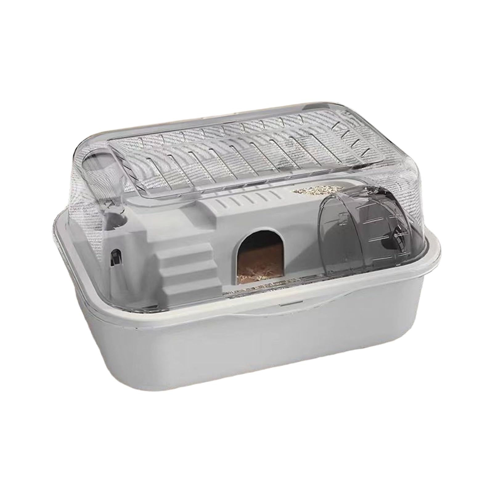 ZYHARUKO Hamster Cage with Removable Base Quiet Exercise Wheel and Double Layer Design for Easy Cleaning and Comfortable Habitats Hamster Cage with Activity Zone