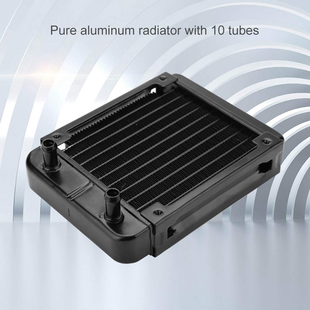 Topiky Radiador de la de Calor de la CPU, disor de Calor del Enfriador del radiador de la refrigeración por Agua de la computadora de 120 mm con 10 Tubos
