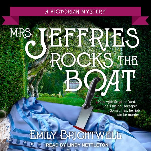 Cover art for Mrs. Jeffries Rocks the Boat