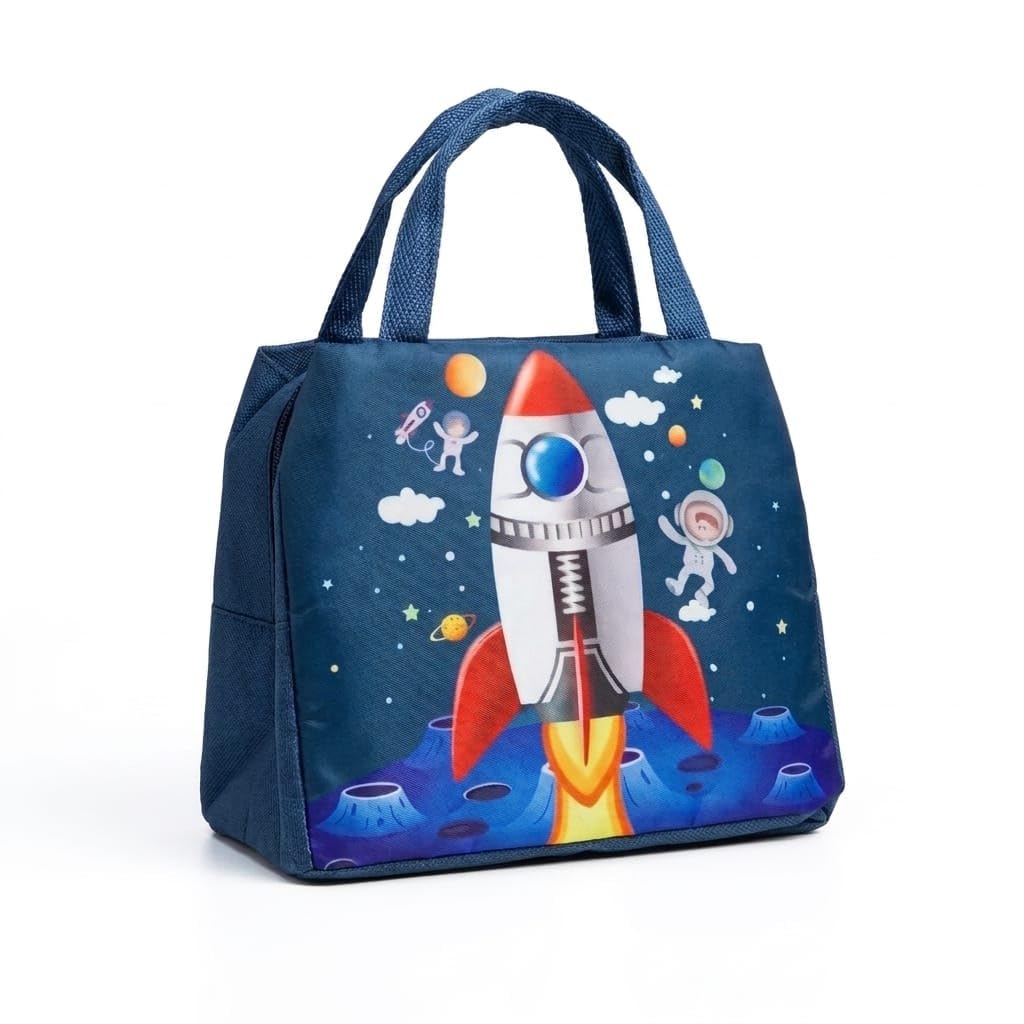 Cute Bunny Ki-ds Handbag for Girls | Cartoon Rabbit Design Mini Tote Bag | Lightweight Travel & Picnic Carry Bag-image-14