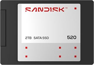 SanDisk® 520 SATA SSD 500GB, 2.5-inch Internal Solid State Drive, Up to 560MB/s Read Speed, 3D NAND, Up to 1000TBW Endurance, 5-Year Limited Warranty
