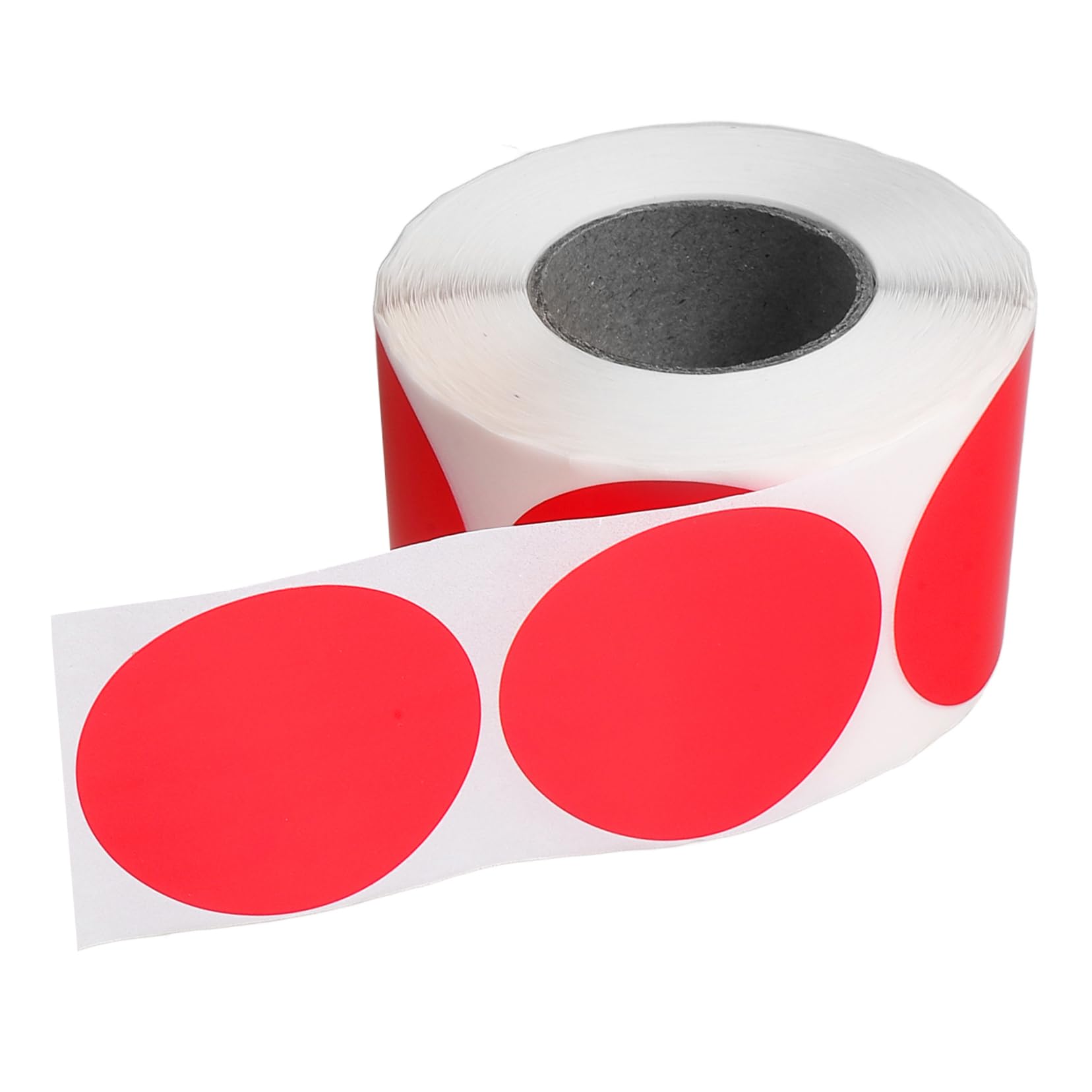 LALAFINA 5rollen Runde Druckbare Etiketten Selbstklebende Thermoetiketten Für Labeldrucker Für Organisation Und Beschriftung Wasserfest Und Stabil Der Anwendung