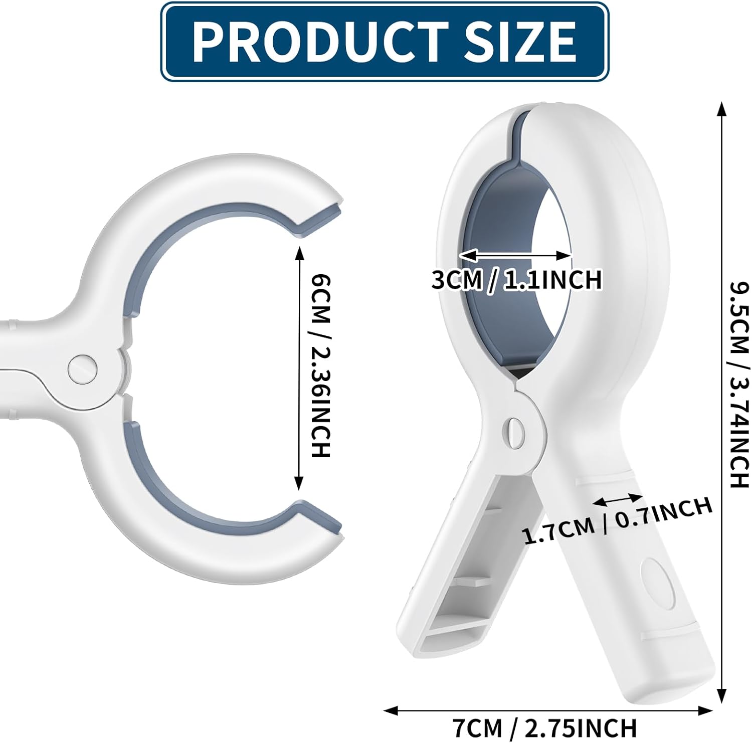 Senbowe Beach Towel Clips, Heavy Duty Plastic Clothes Pins, Windproof