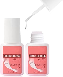 Sularpek Nail Glue, 2pcs 7ML Nail Glue Extra Strong, Strong Nail Glue, False Nail Glue, Extra Strong Nail Glue, Gel Nail Glue, for Applying Artificial Nail Tips Manicure