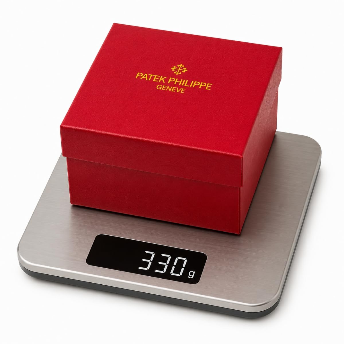 Boîte Montre en Bois Support Montre Individuel avec Coussin Intérieur et Doublure Douce Profil Ordonné Finition Nette pour Patek Philippe Calatrava