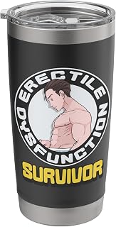 Erectile Dysfunction Awareness Month Impotency Survivor Stainless Steel Insulated Tumbler