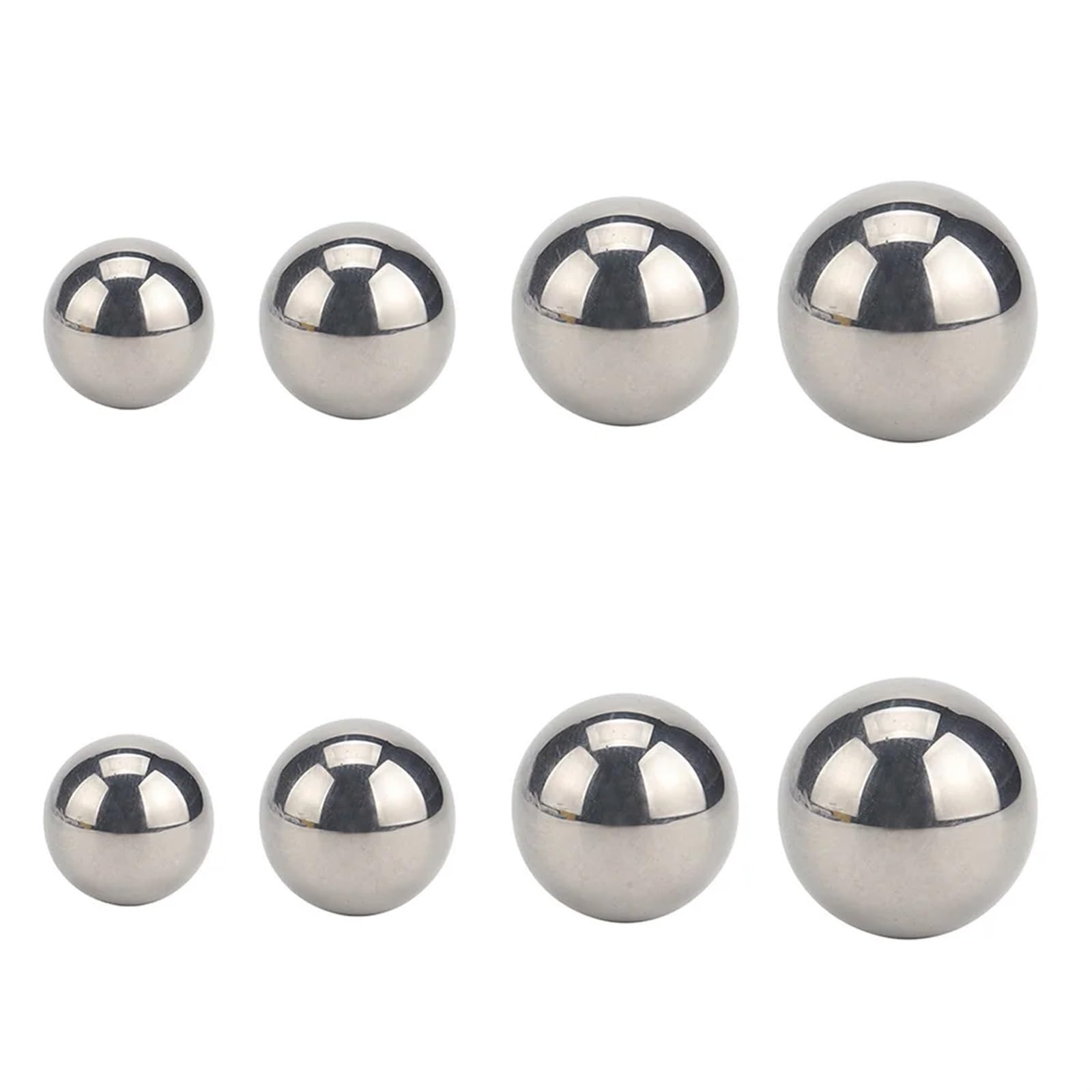 Rodamientos de bolas de acero al carbono, Bolas de rodamiento for ruedas de bicicleta, 300 piezas, 6 tamaños, bolas de rodamiento de acero de precisión, bolas de rodamiento de alta precisión, bolas li