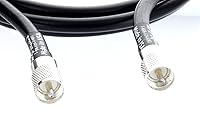 Vista 2 de MPD Digital I LMR400UF Times - Cable coaxial de microondas I UHF PL259 macho a UHF PL259 conector macho I de baja pérdida I CB radio, WiFi de punto