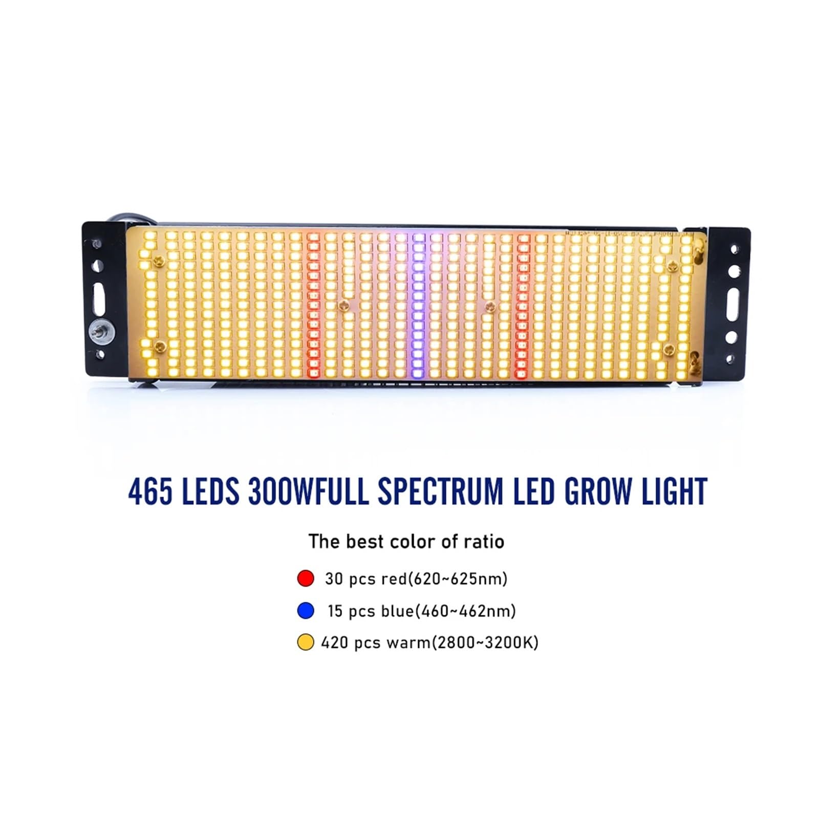 Lampada da coltivazione a LED 300 W a spettro completo 465 for piante for interni Fiori Vegs Piantine Serra Illuminatore orticolo