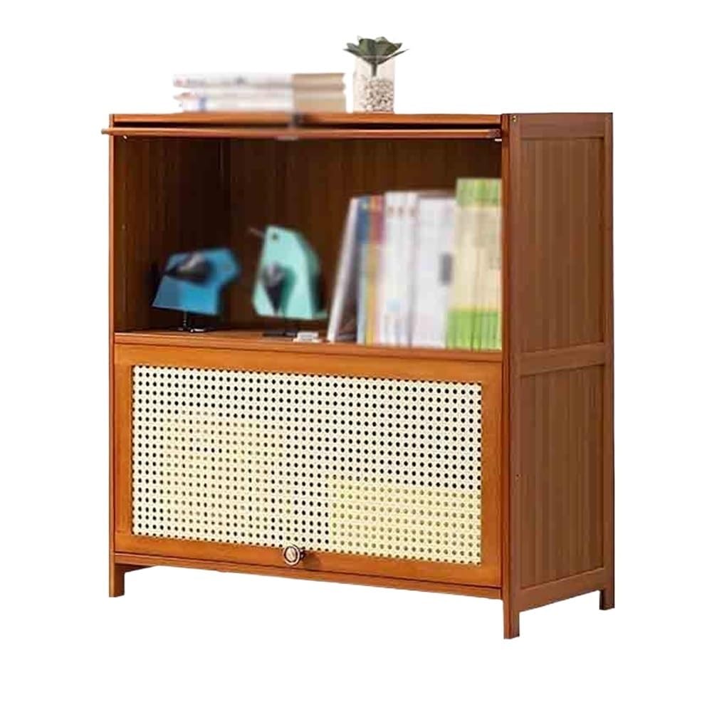 Bibliothèque de bureau à double niveau et support de rangement pour maison