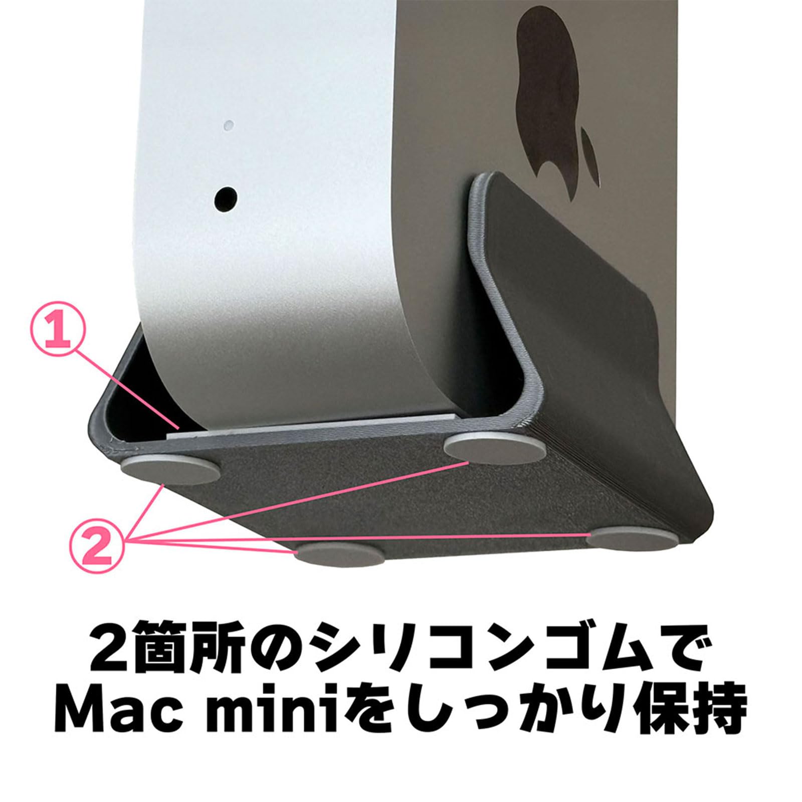 Mac mini (M4 Pro / 24GB/512GB) 縦置きスタンド付 Mac mini 2024 M4