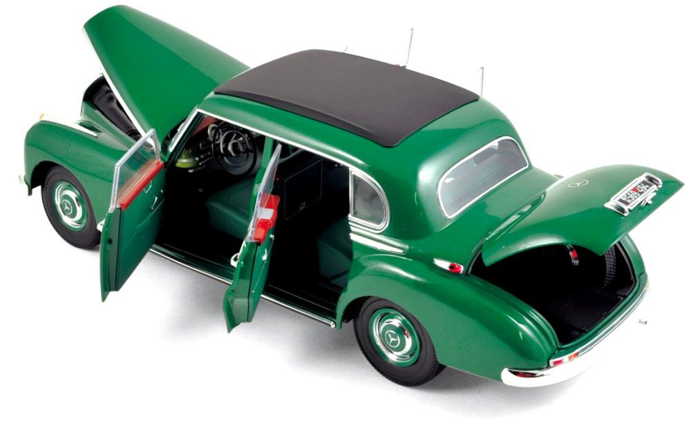 Amazon | ノレブ 1/18 メルセデス ベンツ 300 1955 グリーン 完成品