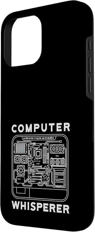 Computer Whisperer Hardware Motherboard Circuit Case for iPhone 16 Pro Max