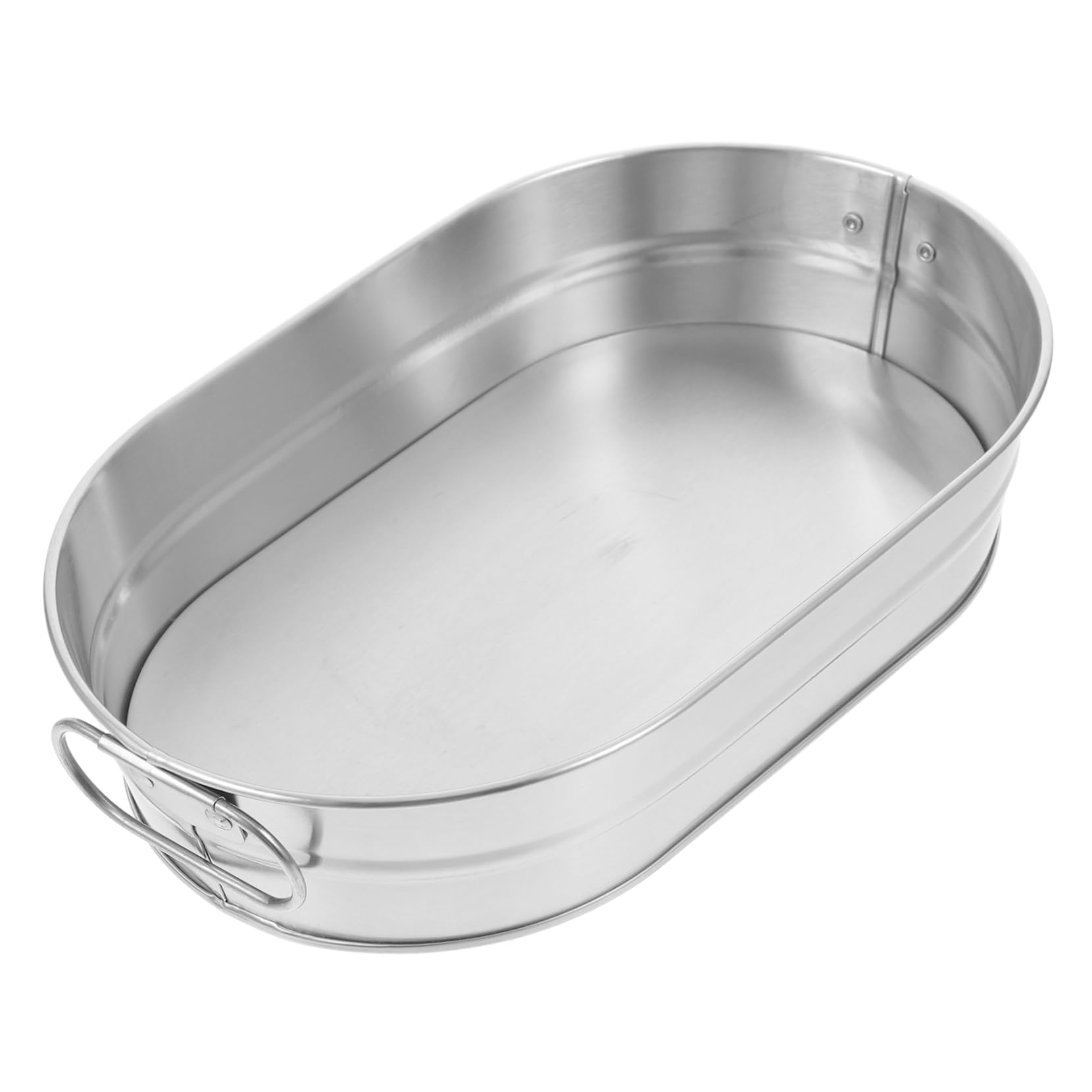 MUCKLILY Stainless Steel Beverage Tub Ice Bucket for Wine Beer and Drinks Cooling and Scratch Resistant for Parties and Gatherings