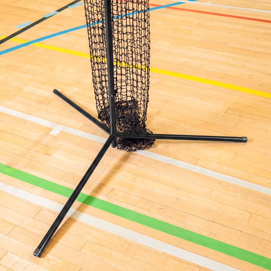 FORZA Filet d'entraînement pour volley-ball avec cible réglable en hauteur | Cadre de 2,3 à 3,5 m, panier coudé, collecteur de balles et sac de transport pour la pratique