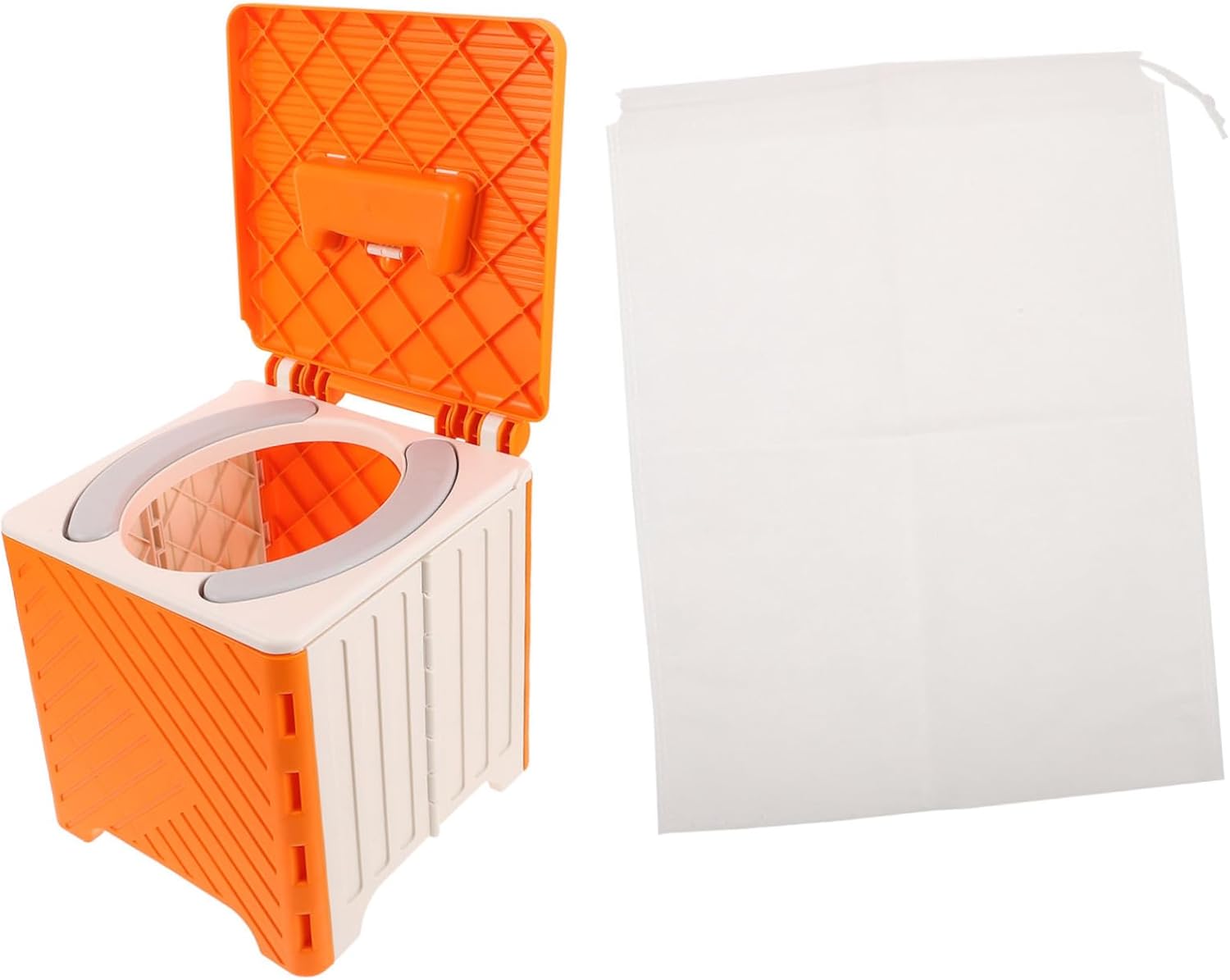 1 Set Portable Potty Training Seat Foldable and Ergonomic Design for Comfortable Use for Road Trips Camping and Home Sturdy Support and Easy to Clean