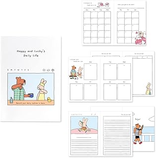 Monolike Happy and Lucky Diary 6 Month Planner, Bubble wash - Academic Planner, Weekly & Monthly Planner, Scheduler
