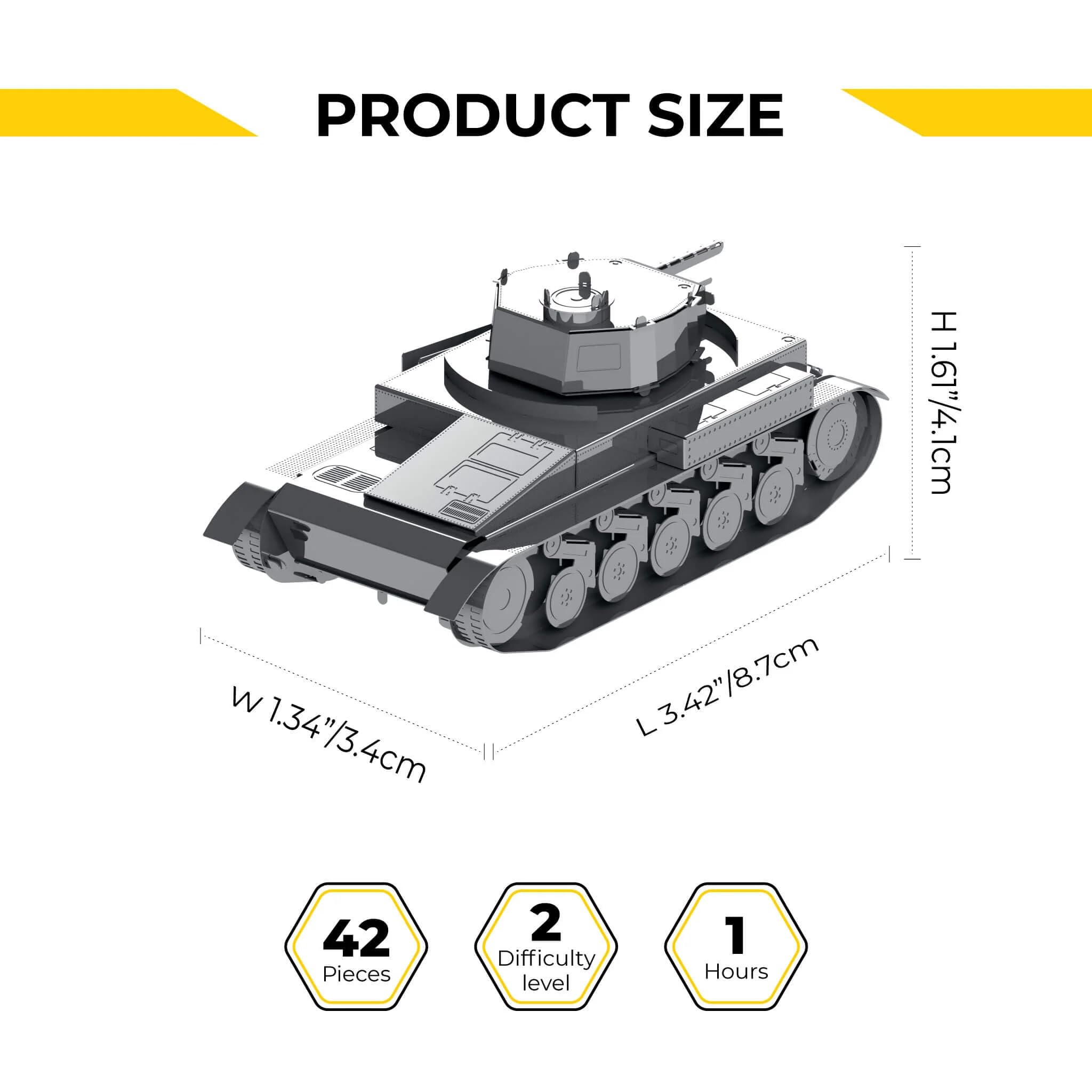 Amazon | メタルタイムワークショップ ノンスケール 2号戦車 金属製 