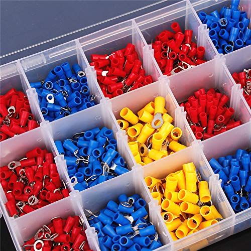 100 stücke sortiert männlich/weiblicher isolierter spaten crimp draht kabel stecker elektrischer draht wärme schrumpffarm crimp terminal 10-22awg 100 stücke sortiert männlich/weiblicher isolierter spaten crimp draht kabel stecker elektrischer draht wärme schrumpffarm crimp terminal 10-22awg