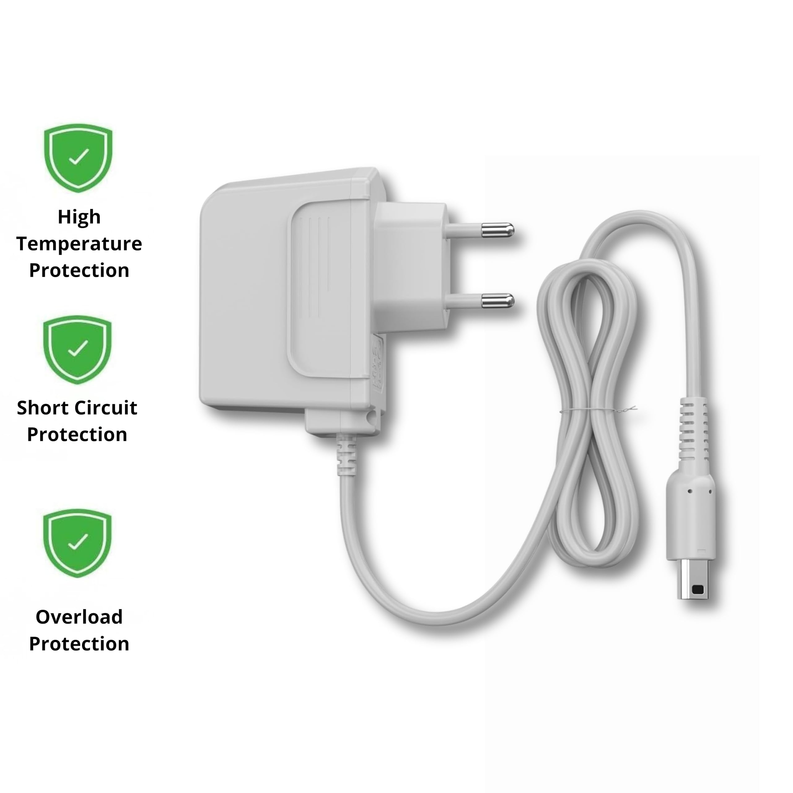 Link-e : Cable Chargeur Secteur pour Alimentation Compatible avec la