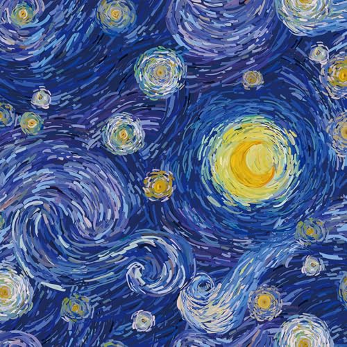 LaCheery Papel Pintado Azul Oscuro Cielo Estrellado Papel Pintado Pared Dormitorio Infantil 44.5cm x 700cm Vinilo Adhesivo Muebles Azul Cielo Impermeable Revestimiento Pared para Ducha Muro Habitación