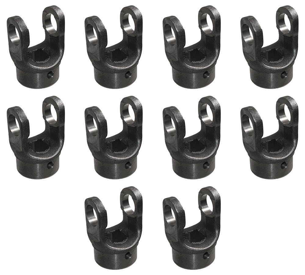 Mytee Products DL-EY-1000 Heavy Duty Differential End Yoke - Steel, Square - Replaces 10-4-12, Neapco OE Series 10-0412, Spicer 100412, Navistar