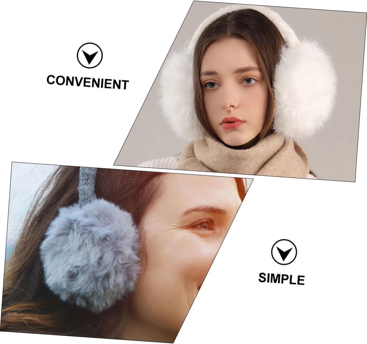 4 pcs Plastic Earmuff Frame Holder DIY Making Rack Winter Warm Earmuff Frame Shelf for Custom Ear Protection Craft Accessories