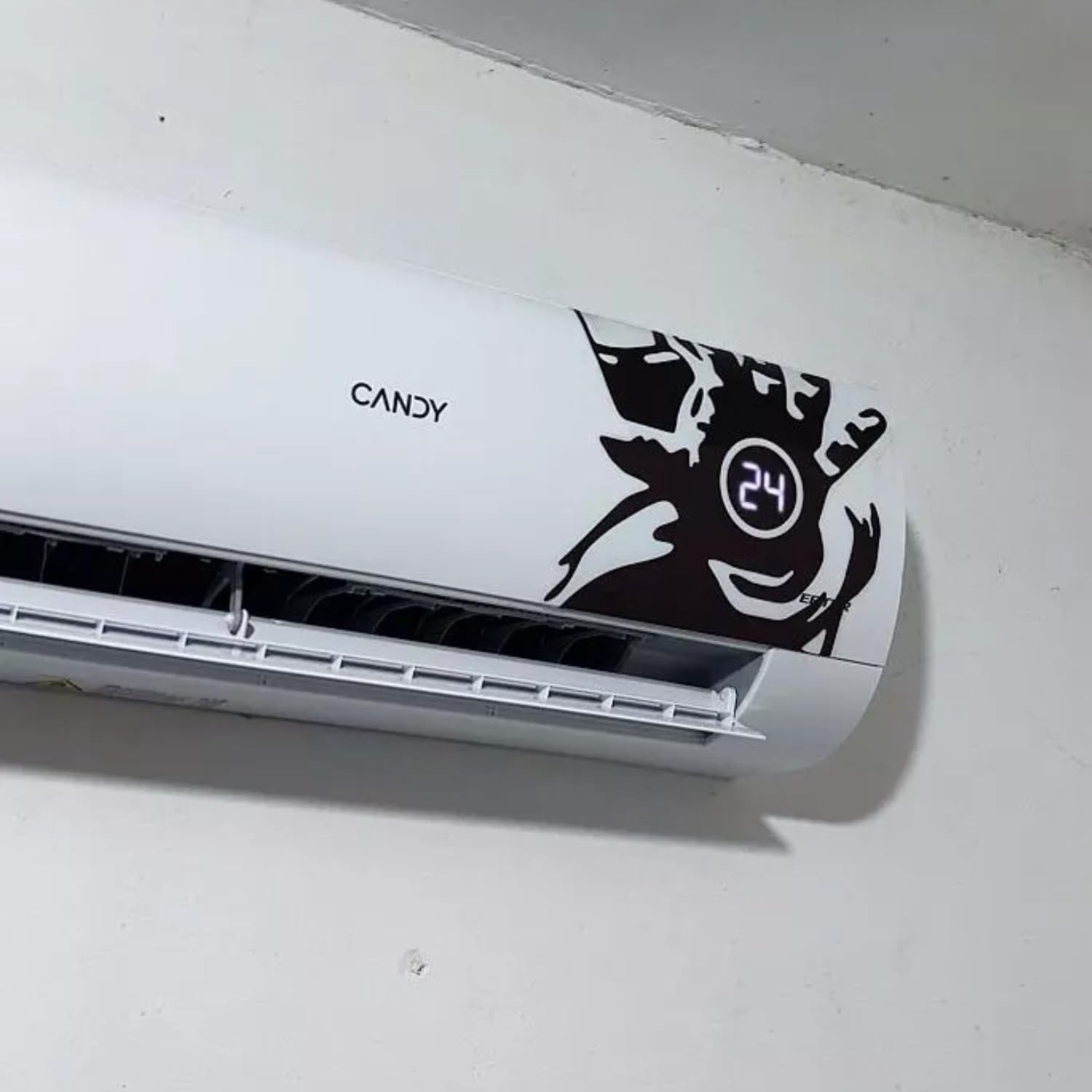 Iron Man AC Sticker | Iron man Sticker for AC (Black & White) 32cmx17cm| Superhero Decal Waterproof Vinyl for All Air Conditioner | AC Sticker-image-28