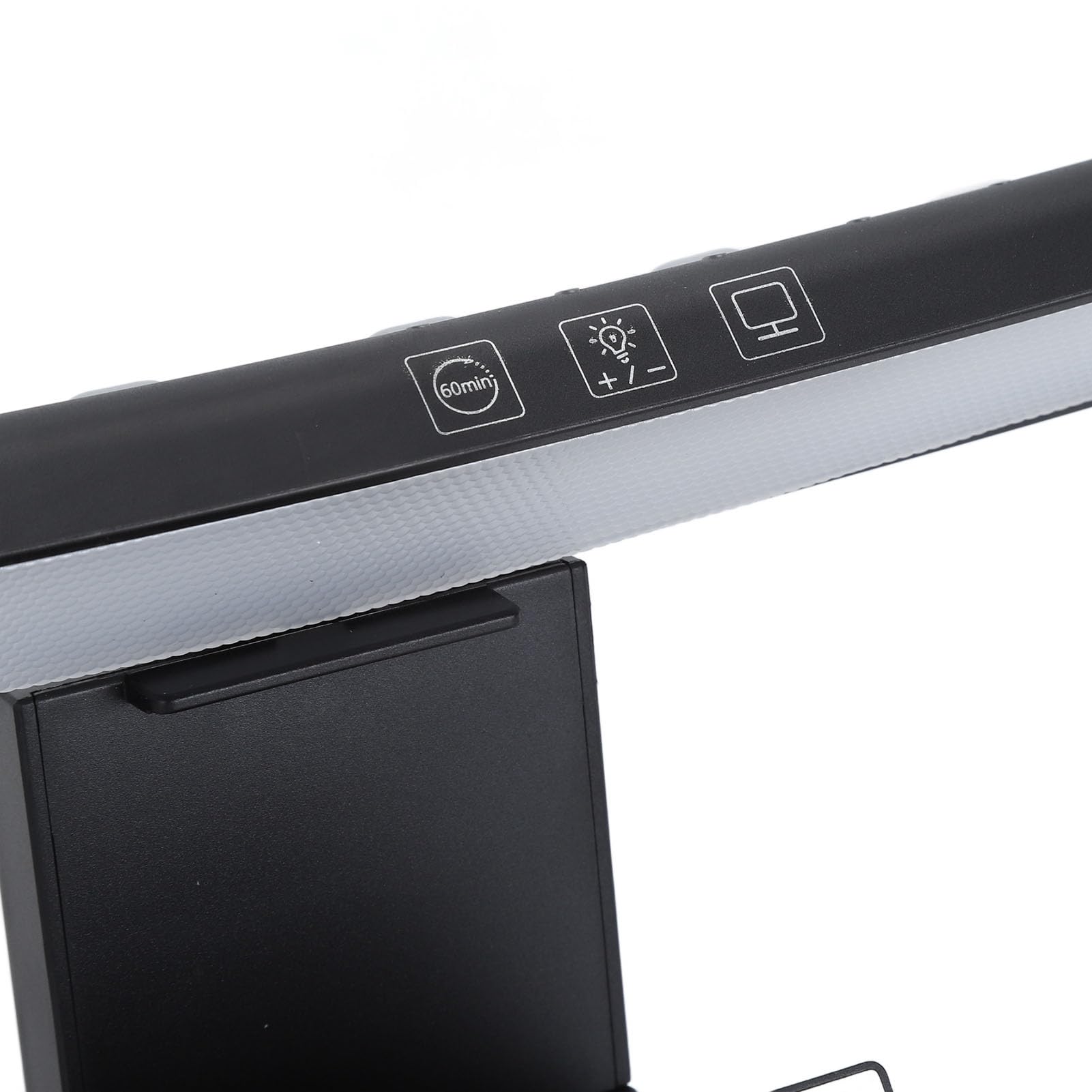 Topiky Barra de Luz LED para Monitor, Lámpara de Lectura Ajustable para el Cuidado de los Ojos, para Oficina y Juegos, Color Negro, 23,70 X 3,86 X 2,01 Pulgadas