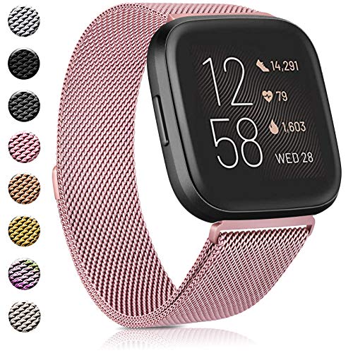 Amzpas Bands Compatible with Fitbit Versa,...