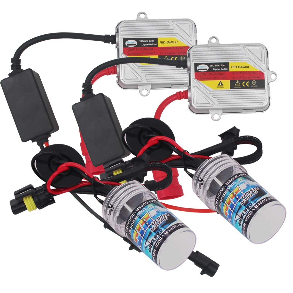 H1 5000k White HID Xenon Replacement Bulb 2 Bulbs Headlight 35w Lamps Light Uk
