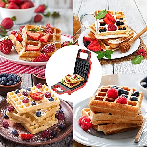 Waffeleisen für klassische Waffeln, IVEOPPE Mini Waffeleisen mit Antihaftbeschichtung, Waffle Maker für Haushalts… – Bild 8