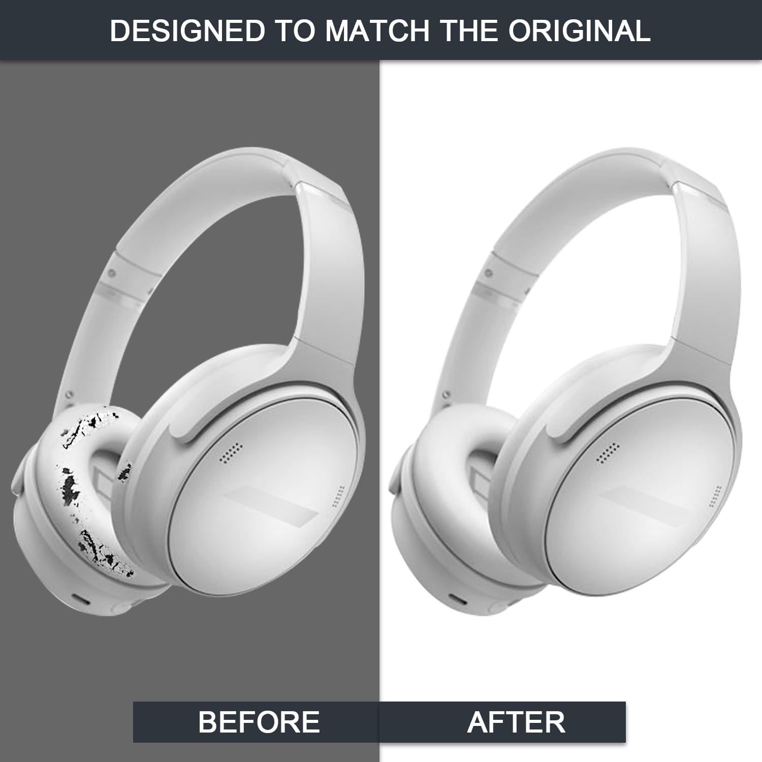 Bose QuietComfort 45 (交換用イヤーパッド付) Amazon | Bose（ボーズ） QC45 ヘッドホン対応 交換用