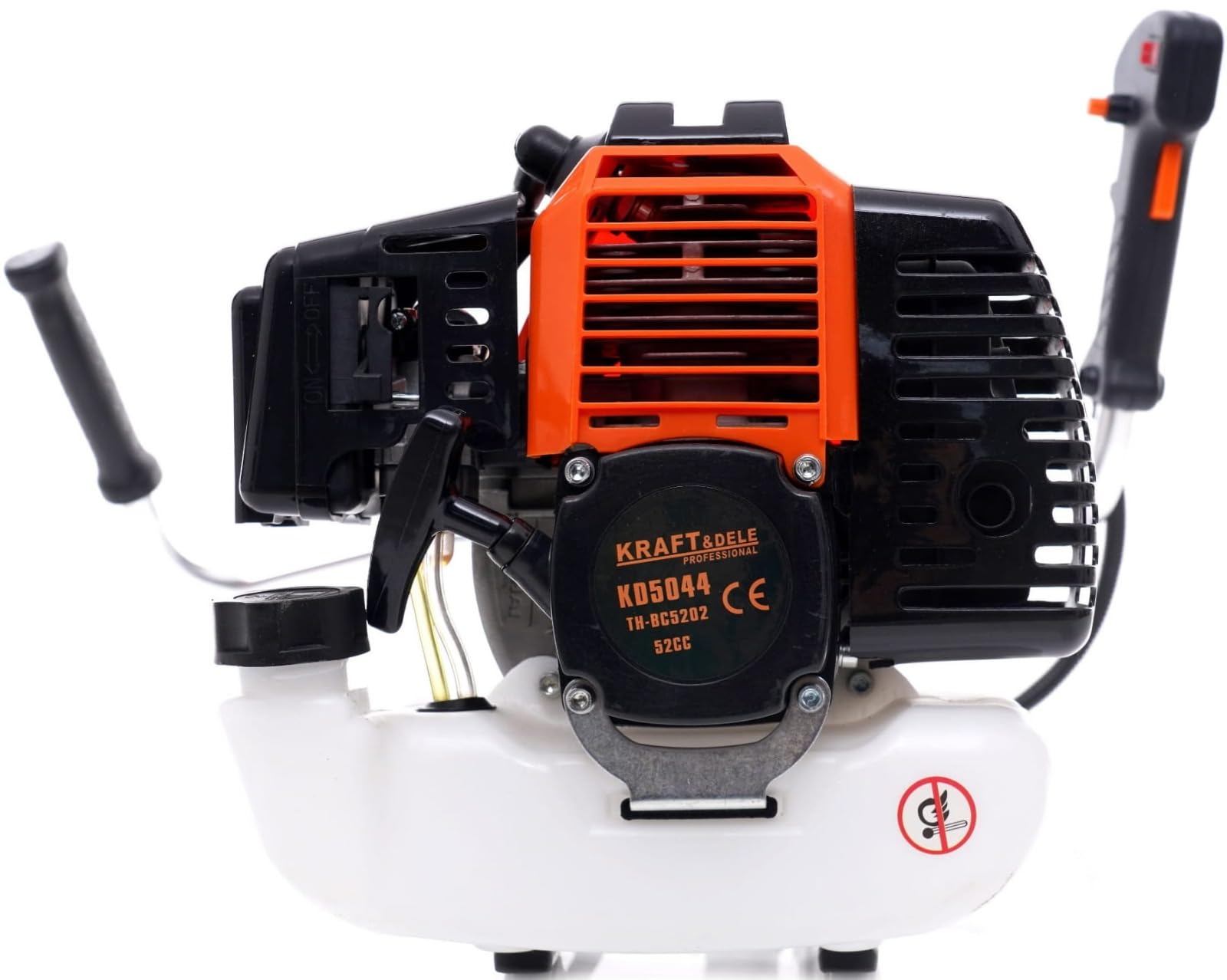KRAFT&DELE Desbrozadora de Gasolina 52cc 5,2 HP KD5044 con Accesorios Full XXL, Arnés Profesional y Sistema Antivibración – Cortabordes Potente para Jardín y Maleza