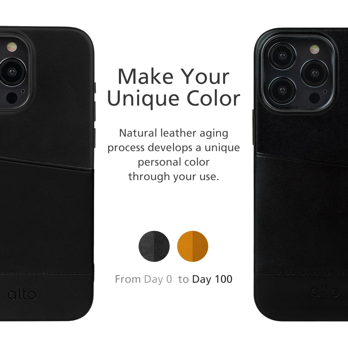 Amazon.co.jp: alto レザーカードケース iPhone 15 Pro Max対応 Metro