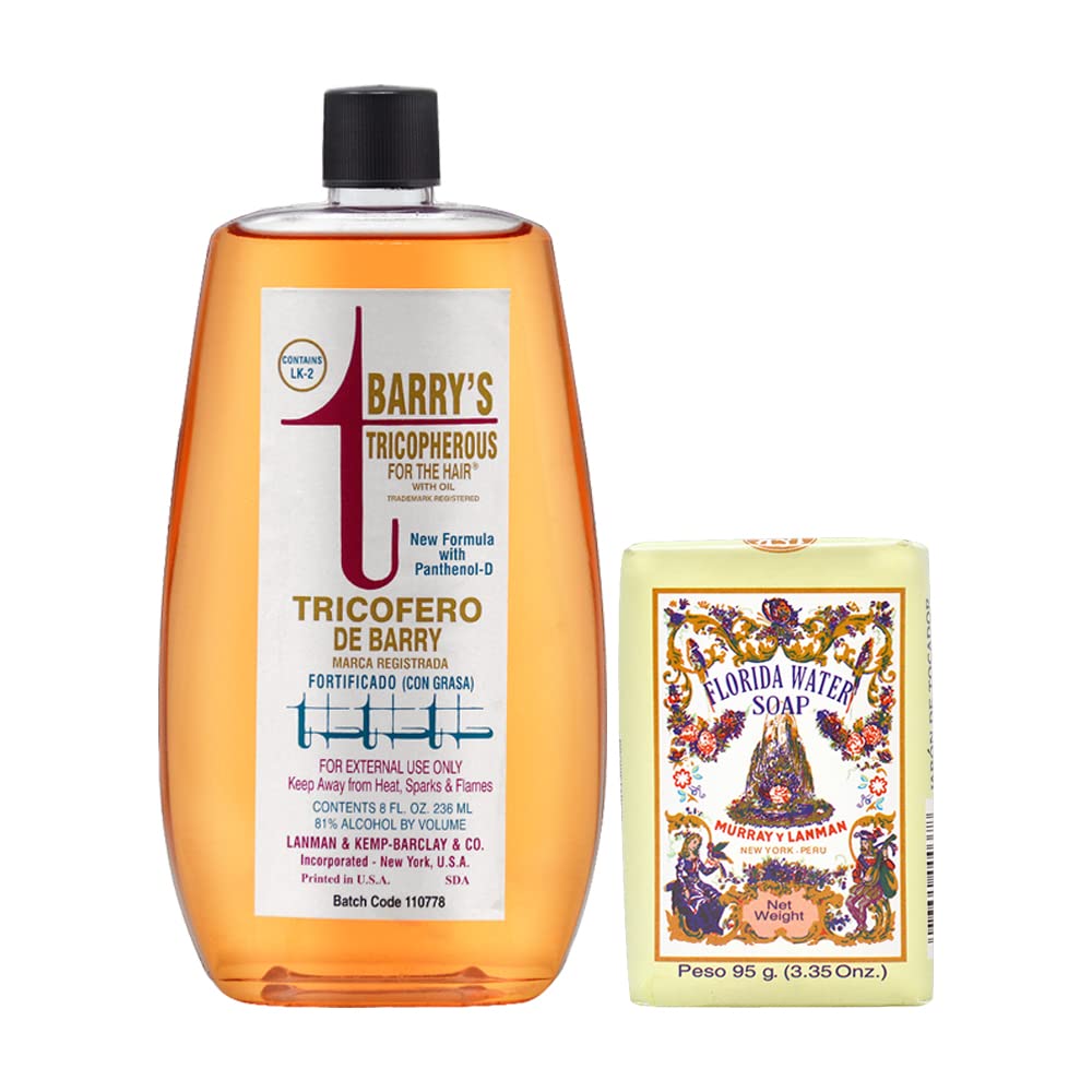 Lenman & Kemp Barry's Tricopherous (With Oil) 8oz + Florida Soap 3.35oz