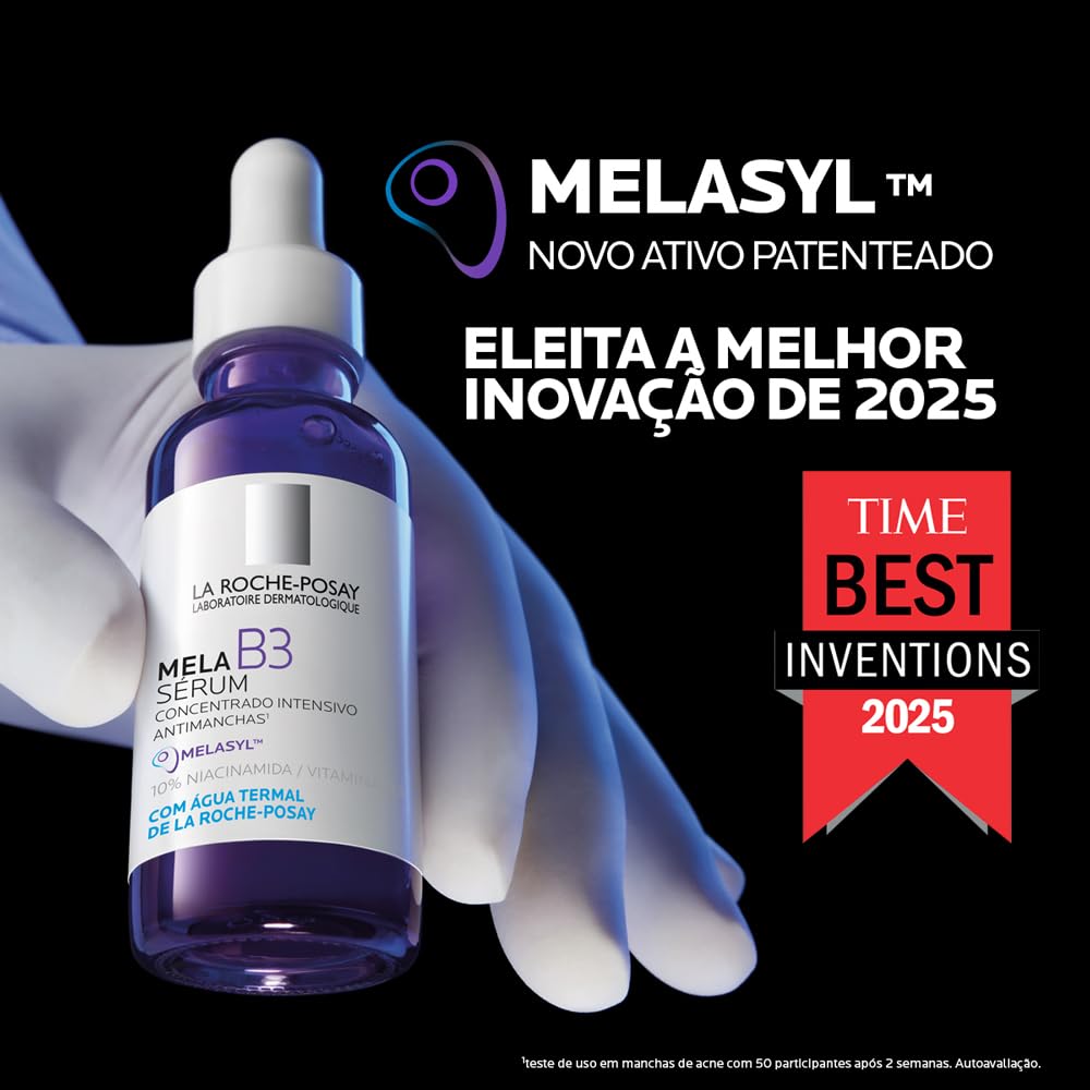 La Roche-Posay Mela B3 Sérum Antimanchas Concentrado, com Novo Ativo Melasyl™ e 10% Niacinamida, Corrige Manchas Solares e Pós-Acne, Previne Reaparecimento, 30ml em promoção! Veja a oferta e mais achadinhos de Tratamentos 5 Hoje é o melhor dia para comprar La Roche-Posay Mela B3 Sérum Antimanchas Concentrado, com Novo Ativo Melasyl™ e 10% Niacinamida, Corrige Manchas Solares e Pós-Acne, Previne Reaparecimento, 30ml com aquele preço maroto! Promoção! Aproveite a oferta! 5
