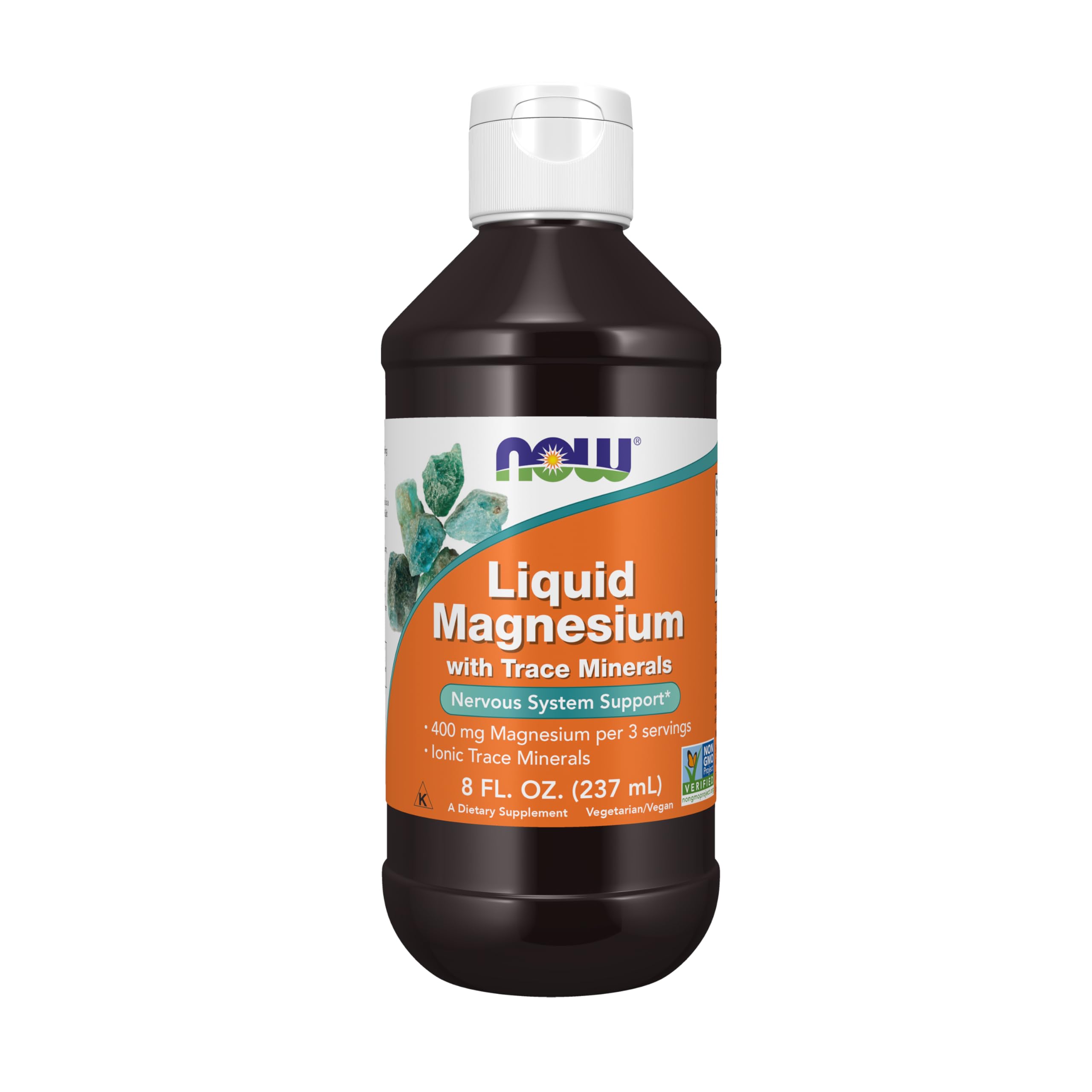 Now Foods Liquid Magnesium with Trace Minerals, 8 fl oz