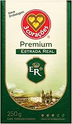 3 Corações Café Torrado E Moído Estrada Real Premium À Vácuo 250G