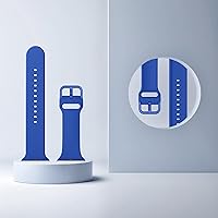 Vista 217 de Correa deportiva de silicona suave compatible con cierre clásico compatible con correas de Apple Watch de 49, 45, 44, 42, 41, 40 y 38 mm para iWatch