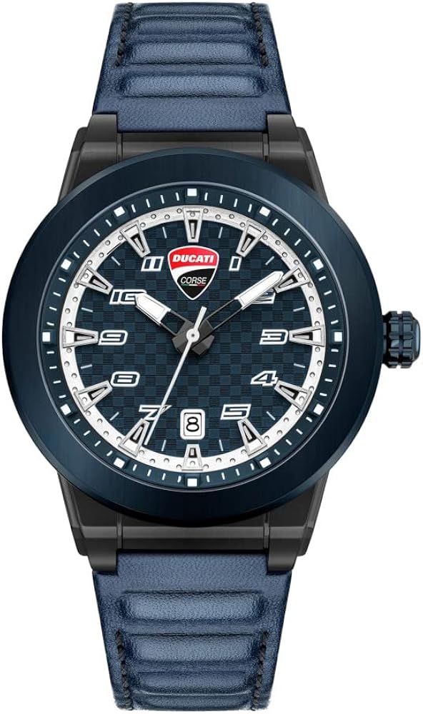 Ducati Reloj Analógico para Hombre de Cuarzo con Correa en Cuero DTWGB2019402