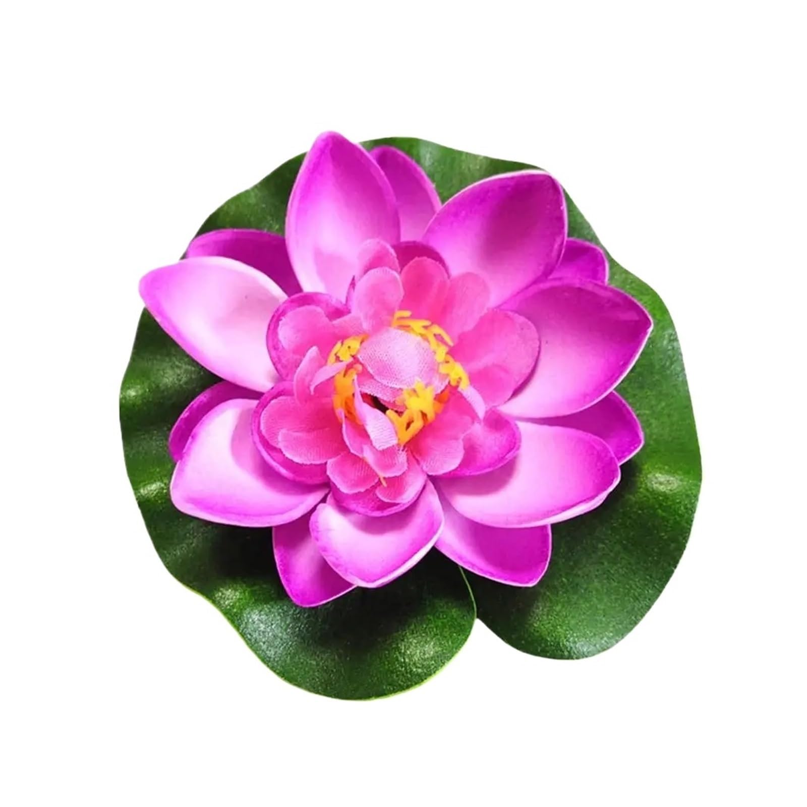 LHSJYG Water Lily Plants For Ponds Small 10cm Artificial Lotus Floating Simulated Plant Realistic Aquarium Garden Lily Decoration Micro Landscape Pond Water(Purple)