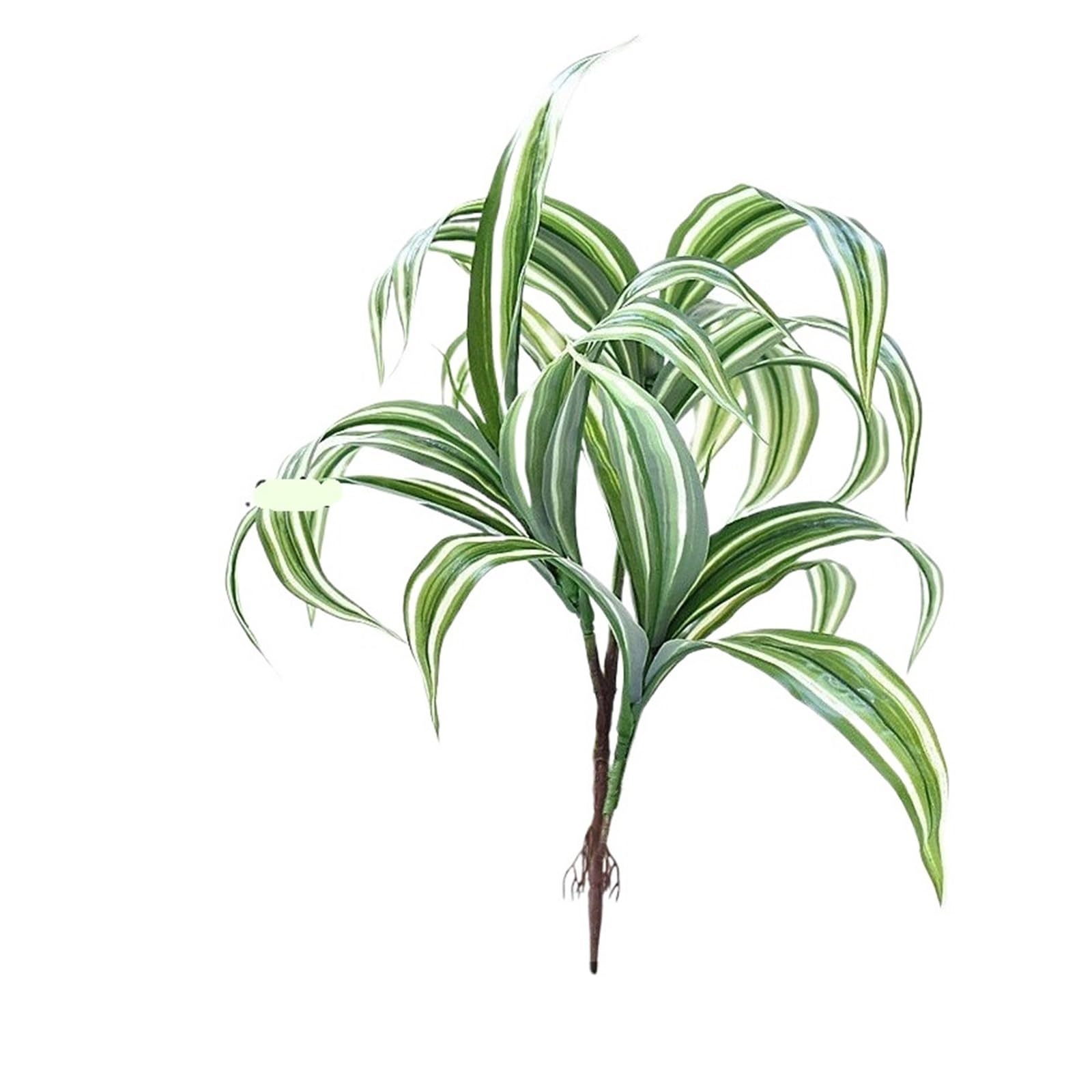 Künstliche Tannenzweige 43 cm 3 Gabeln Kunstpflanze Luftgras Zweig Tropischer Dracaena-Baum Kunststoffblätter Kleine grüne Pflanze for Hausgarten-Dekor(43cm Red)