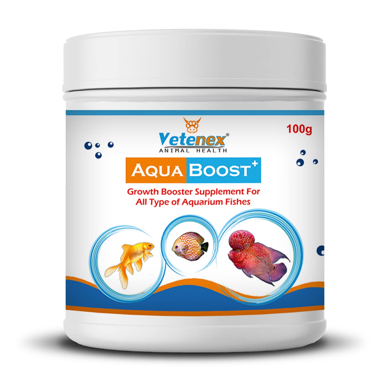VETENEX Aqua Boost Plus - Growth Booster Supplement for All Type of Aquariun & Ornamental Fishes - 100g (B0BH2LR6YJ) Amazon Price History, Amazon Price Tracker