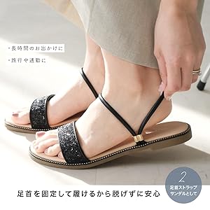 SALE【AMI】ダブルストラップ スリッポンサンダル AmiAmi】新作・再販アイテム
