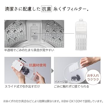 【極美品】2023年製 日立 8kg 乾燥付洗濯機 BW-DV80J ホワイト 仕様：洗濯乾燥機 ビートウォッシュ BW-DV80J ： 洗濯機・衣類